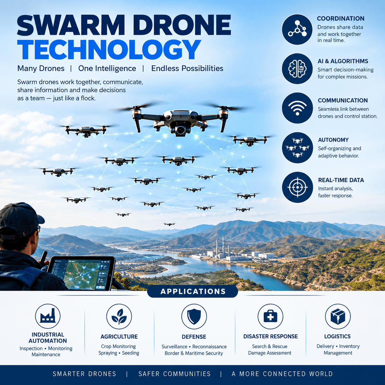 Swarm Drone Technology